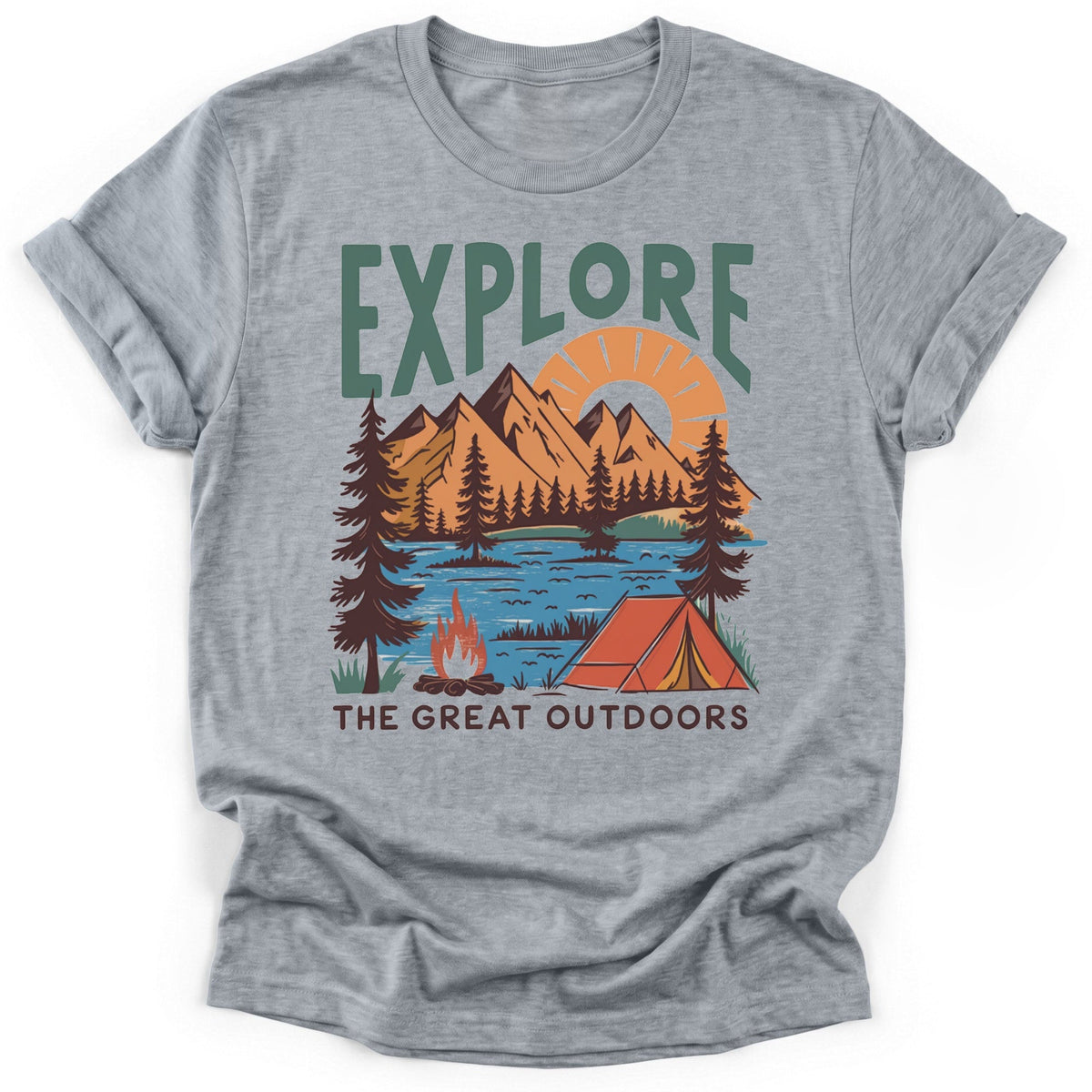Explore Outdoors T-Shirt - Funny Hiking Graphic Tee - Gift for Hikers - Unisex