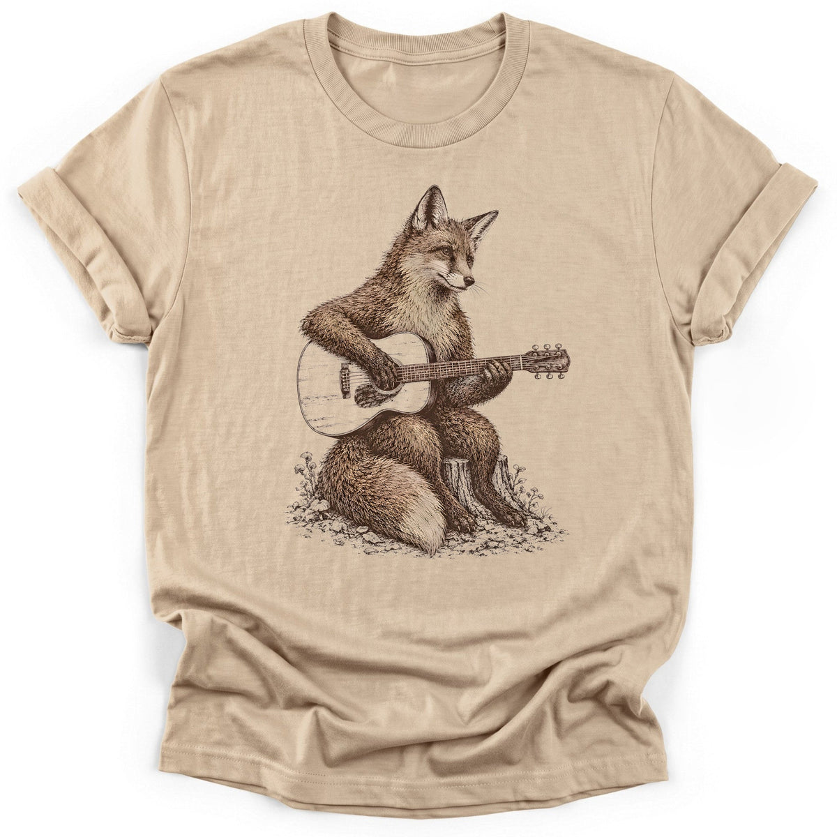 Folk Fox T-Shirt - Funny Hiking Graphic Tee - Gift for Hikers - Unisex