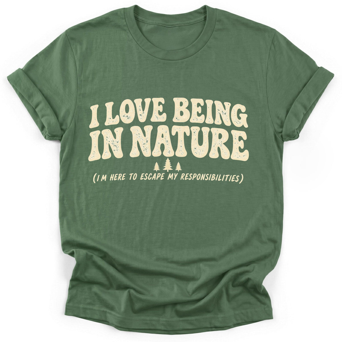 Escaping Responsibilities T-Shirt - Funny Hiking Graphic Tee - Gift for Hikers - Unisex