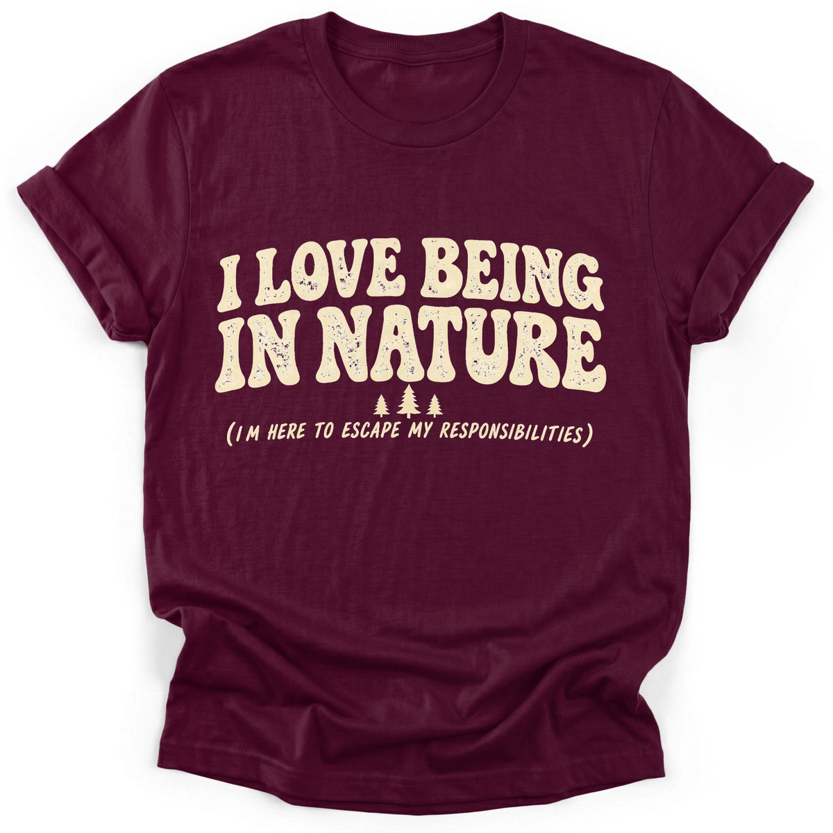 Escaping Responsibilities T-Shirt - Funny Hiking Graphic Tee - Gift for Hikers - Unisex