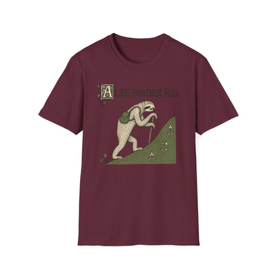 Alas Another Hill T-Shirt - Funny Hiking Graphic Tee - Gift for Hikers - Unisex
