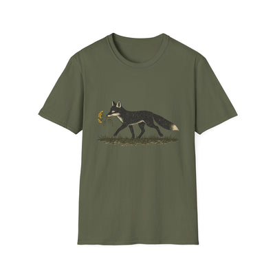 Fox Foraged T-Shirt - Funny Hiking Graphic Tee - Gift for Hikers - Unisex