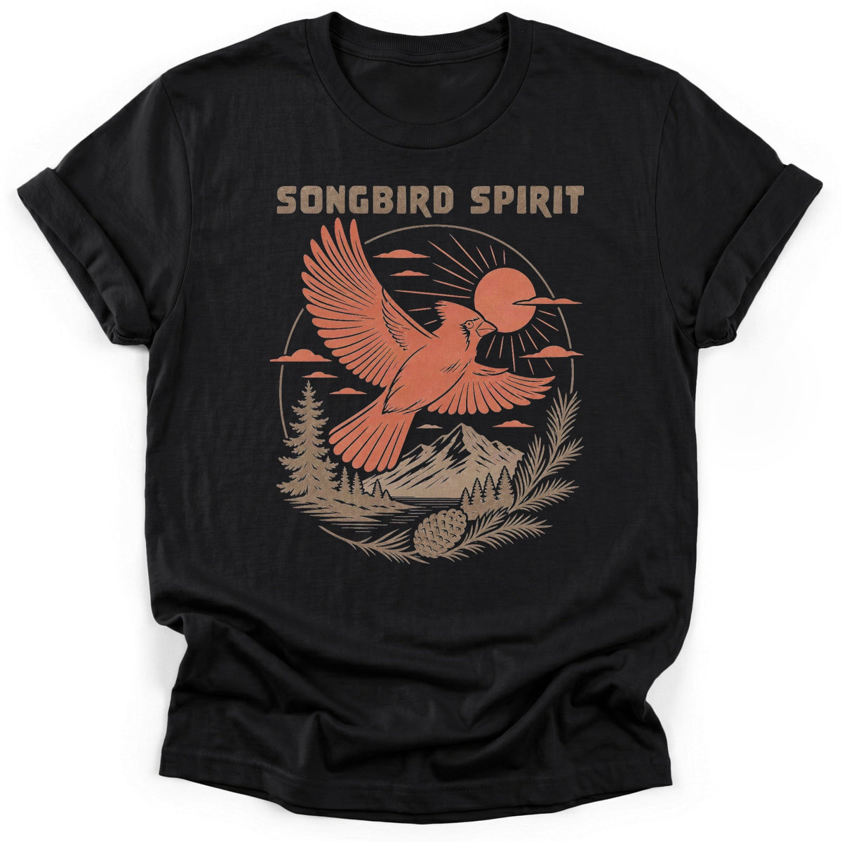 Feather Forecast T-Shirt - Funny Hiking Graphic Tee - Gift for Hikers - Unisex