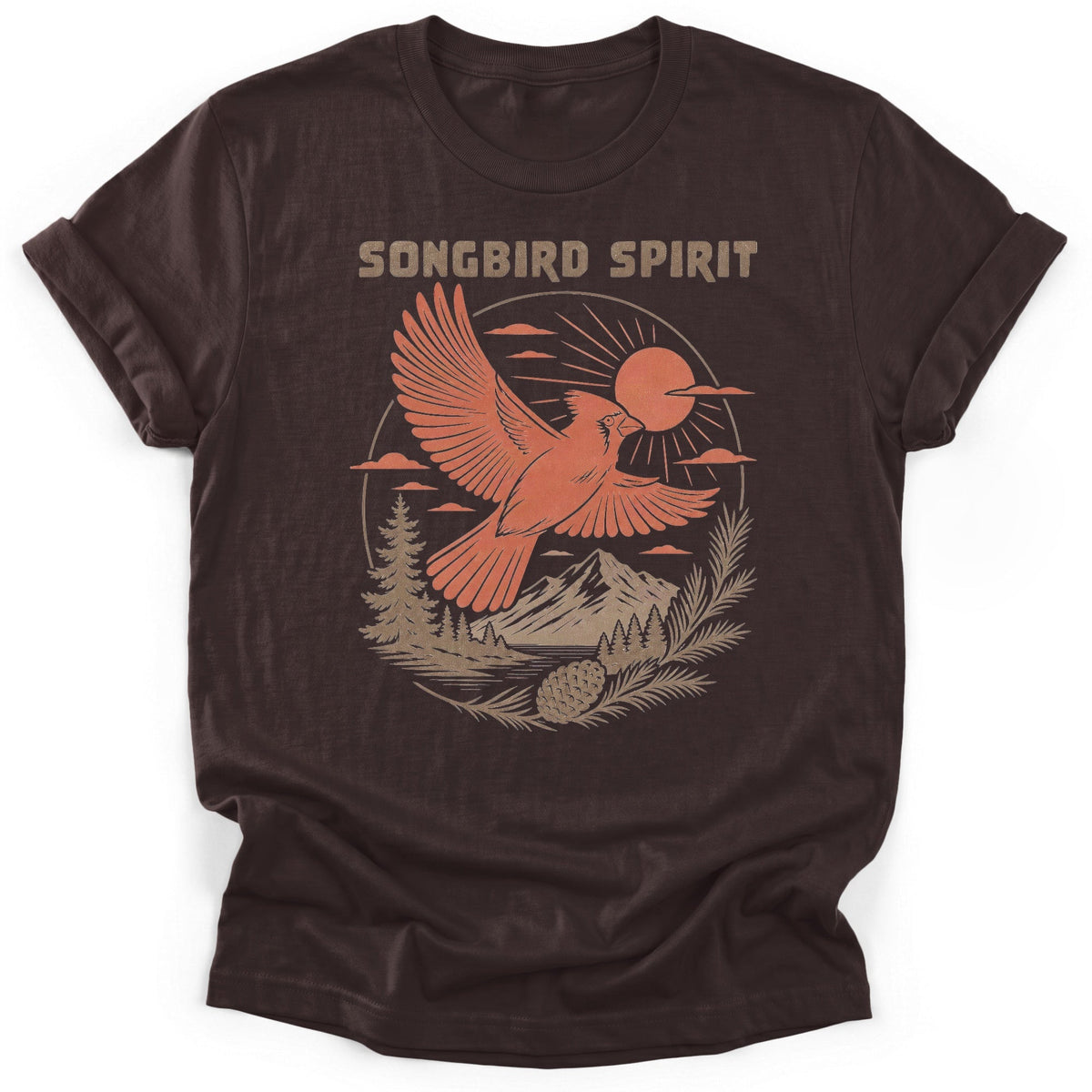 Feather Forecast T-Shirt - Funny Hiking Graphic Tee - Gift for Hikers - Unisex