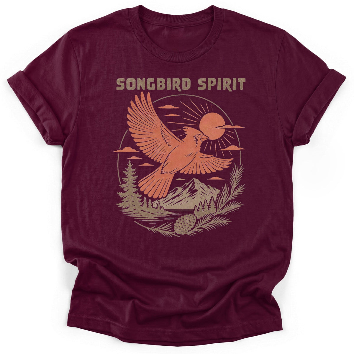Feather Forecast T-Shirt - Funny Hiking Graphic Tee - Gift for Hikers - Unisex
