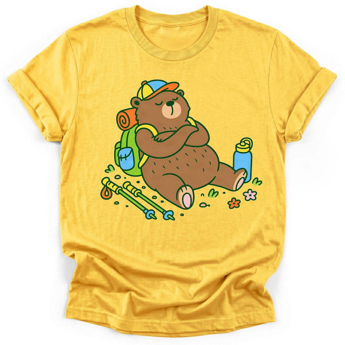 Bearly Made It T-Shirt - Funny Hiking Graphic Tee - Gift for Hikers - Unisex