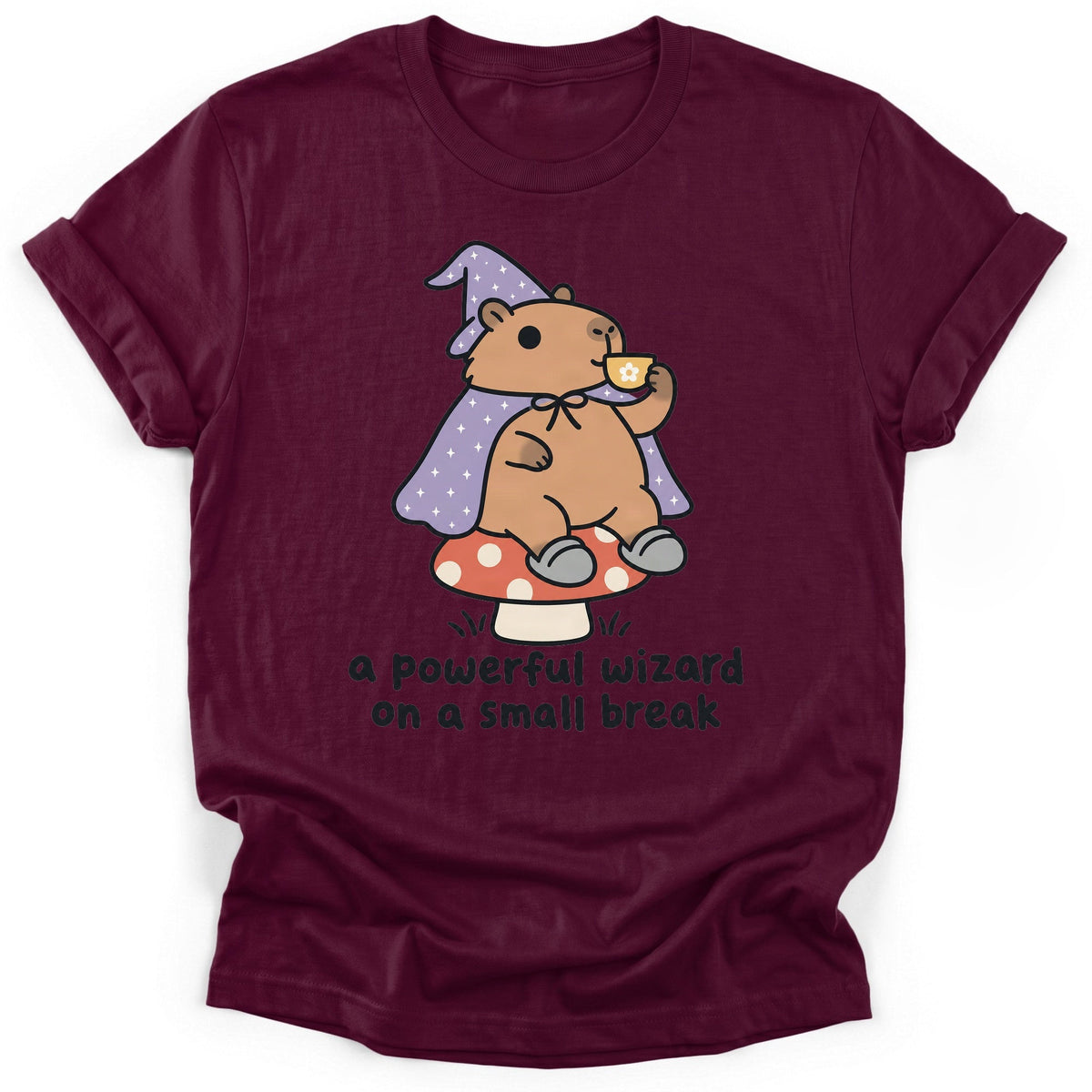 A Powerful Wizard On A Small Break T-Shirt - Funny Hiking Graphic Tee - Gift for Hikers - Unisex