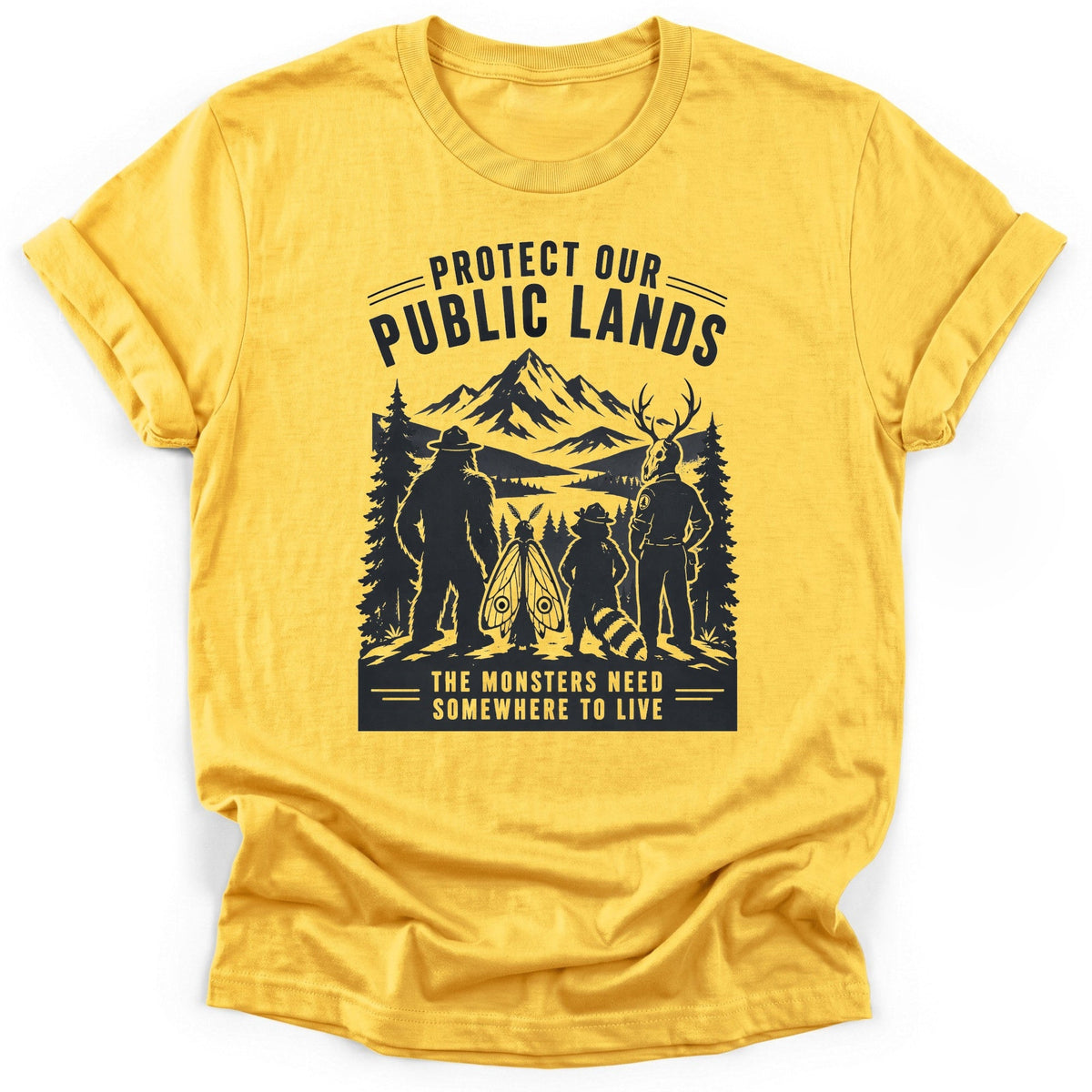 Cryptid Rangers T-Shirt - Funny Hiking Graphic Tee - Gift for Hikers - Unisex