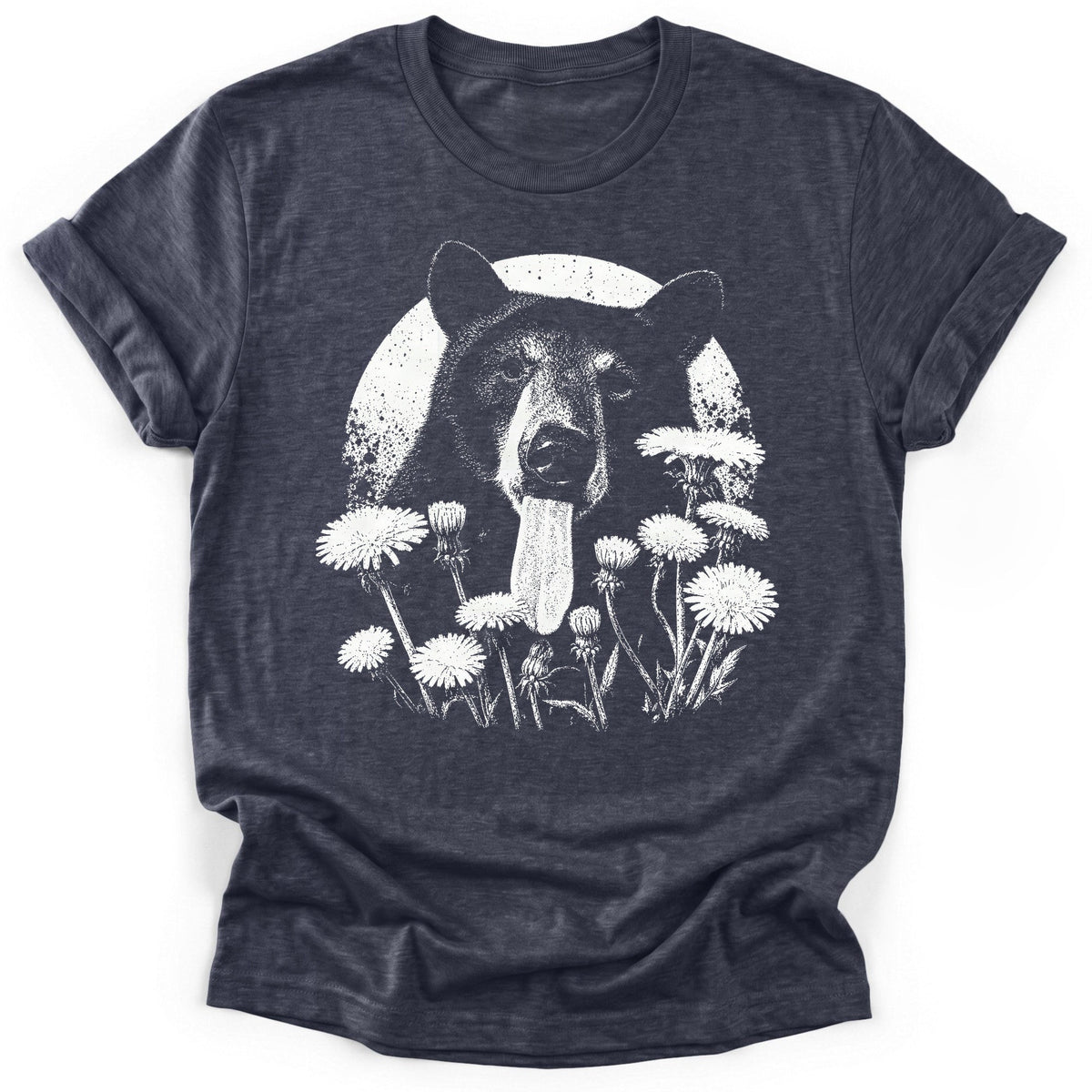 Dandelion Bear T-Shirt - Funny Hiking Graphic Tee - Gift for Hikers - Unisex
