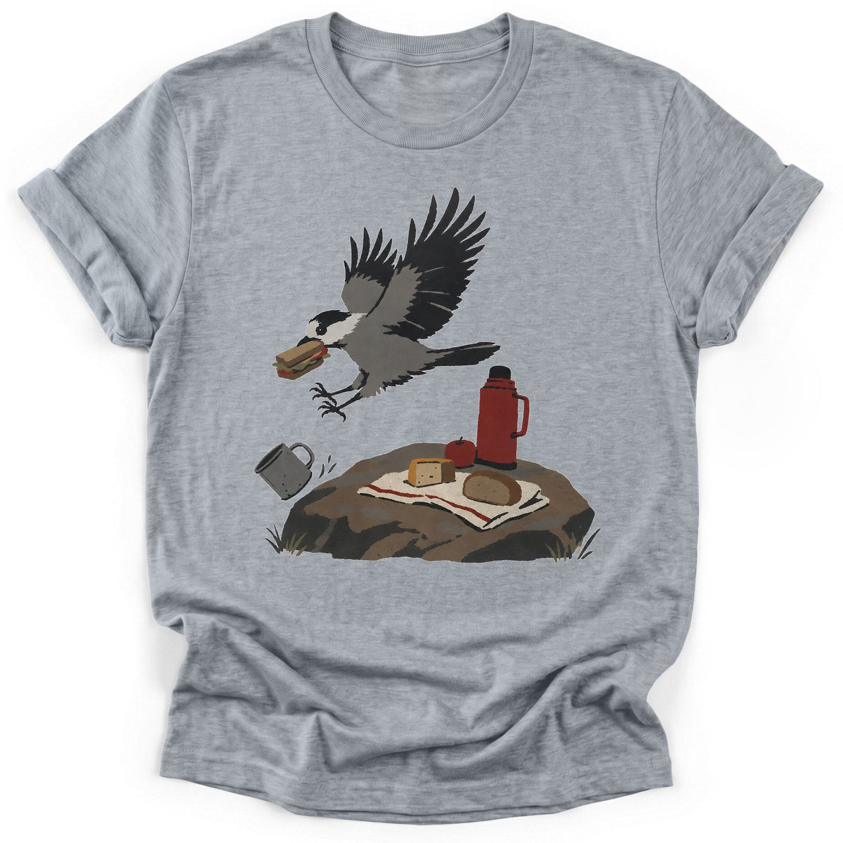Camp Robber T-Shirt - Funny Hiking Graphic Tee - Gift for Hikers - Unisex