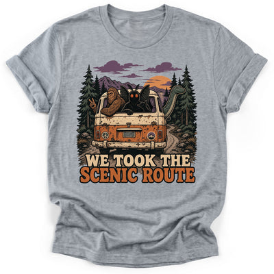 Cryptid Carpool T-Shirt - Funny Hiking Graphic Tee - Gift for Hikers - Unisex