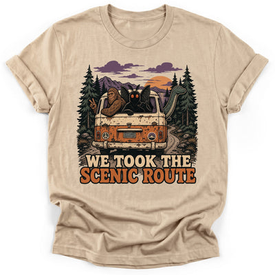 Cryptid Carpool T-Shirt - Funny Hiking Graphic Tee - Gift for Hikers - Unisex