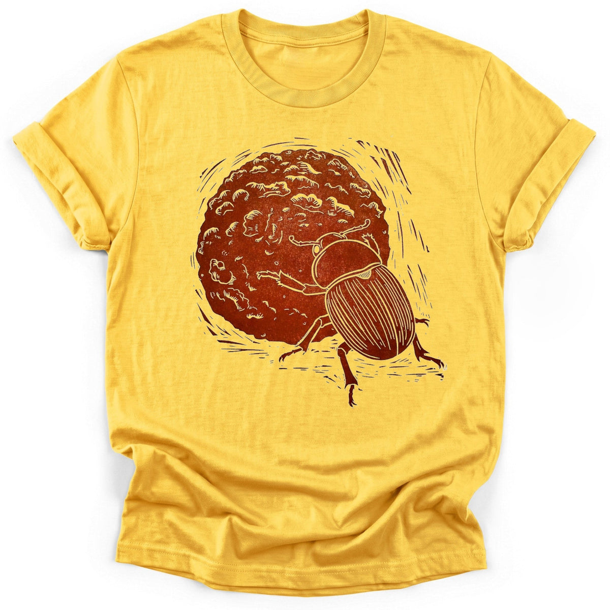 Dung Beetle T-Shirt - Funny Hiking Graphic Tee - Gift for Hikers - Unisex