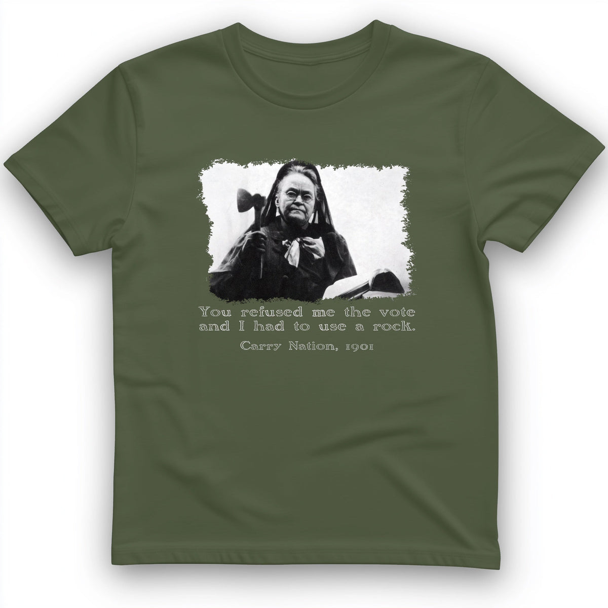 Carry Nation T-Shirt - History Graphic Tee - Gift for History Buffs - Unisex