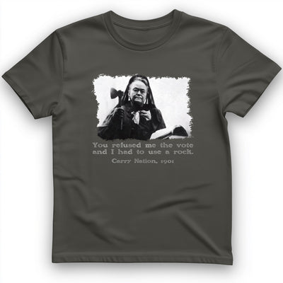 Carry Nation T-Shirt - History Graphic Tee - Gift for History Buffs - Unisex