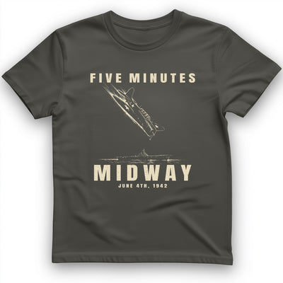 5 Minutes Midway T-Shirt - History Graphic Tee - Gift for History Buffs - Unisex
