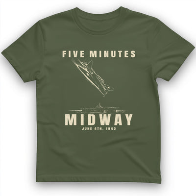 5 Minutes Midway T-Shirt - History Graphic Tee - Gift for History Buffs - Unisex