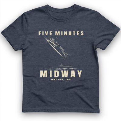 5 Minutes Midway T-Shirt - History Graphic Tee - Gift for History Buffs - Unisex
