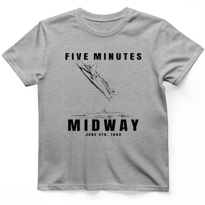 5 Minutes Midway T-Shirt - History Graphic Tee - Gift for History Buffs - Unisex