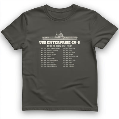Enterprise Tour Of Duty T-Shirt - History Graphic Tee - Gift for History Buffs - Unisex