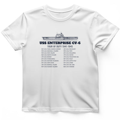 Enterprise Tour Of Duty T-Shirt - History Graphic Tee - Gift for History Buffs - Unisex