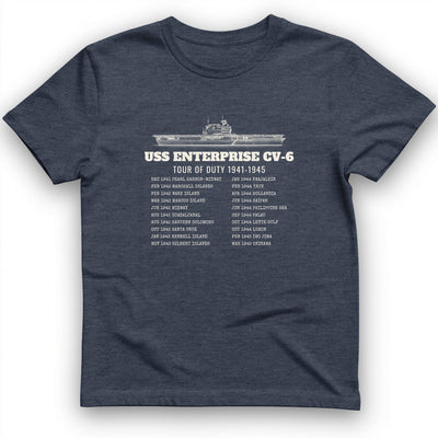 Enterprise Tour Of Duty T-Shirt - History Graphic Tee - Gift for History Buffs - Unisex