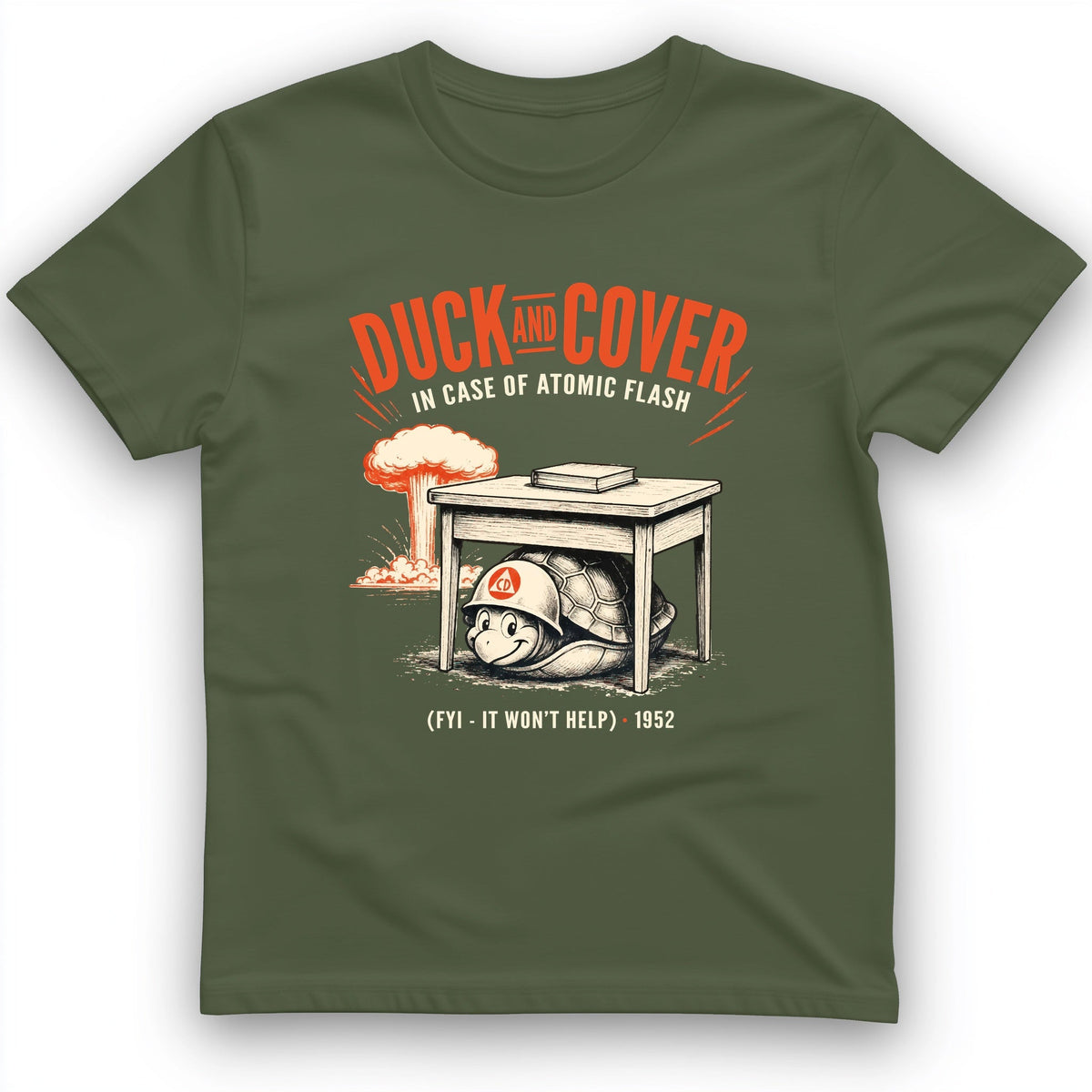 Duck And Cover T-Shirt History Buff Gift