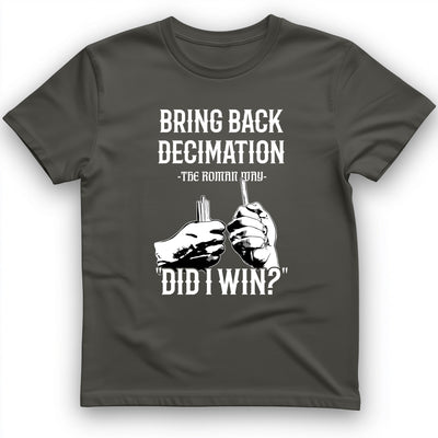 Decimation T-Shirt - History Graphic Tee - Gift for History Buffs - Unisex