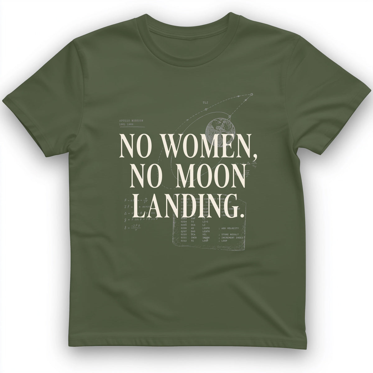 Women of NASA T-Shirt - History Graphic Tee - Gift for History Buffs - Unisex