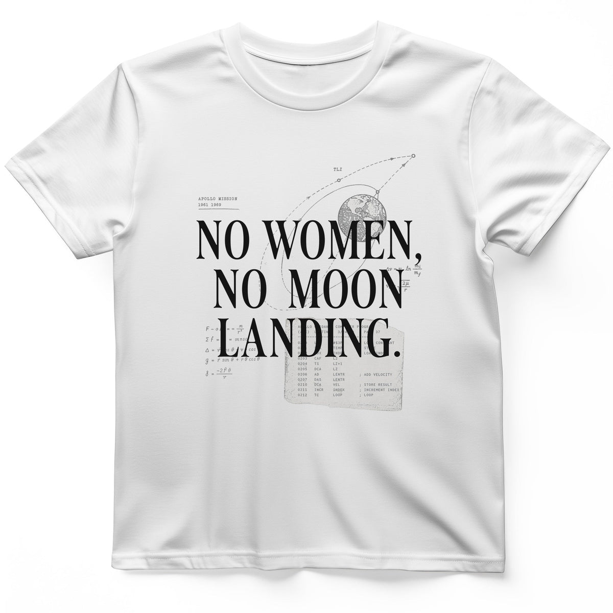 Women of NASA T-Shirt - History Graphic Tee - Gift for History Buffs - Unisex