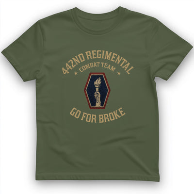 442nd RCT T-Shirt - History Graphic Tee - Gift for History Buffs - Unisex