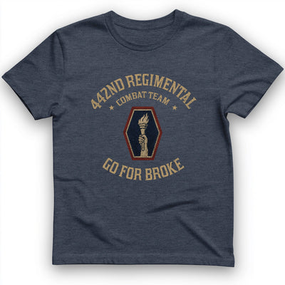 442nd RCT T-Shirt - History Graphic Tee - Gift for History Buffs - Unisex