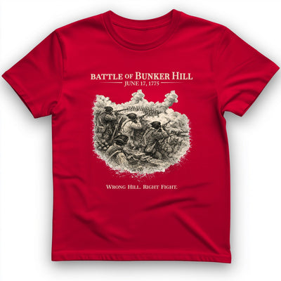 Bunker Hill T-Shirt - History Graphic Tee - Gift for History Buffs - Unisex