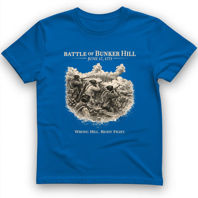 Bunker Hill T-Shirt - History Graphic Tee - Gift for History Buffs - Unisex