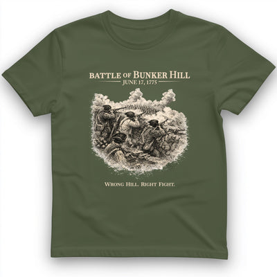 Bunker Hill T-Shirt - History Graphic Tee - Gift for History Buffs - Unisex