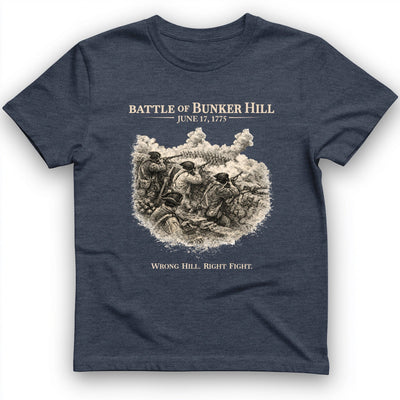 Bunker Hill T-Shirt - History Graphic Tee - Gift for History Buffs - Unisex