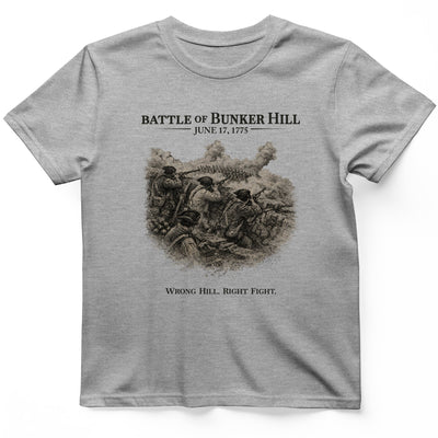 Bunker Hill T-Shirt - History Graphic Tee - Gift for History Buffs - Unisex