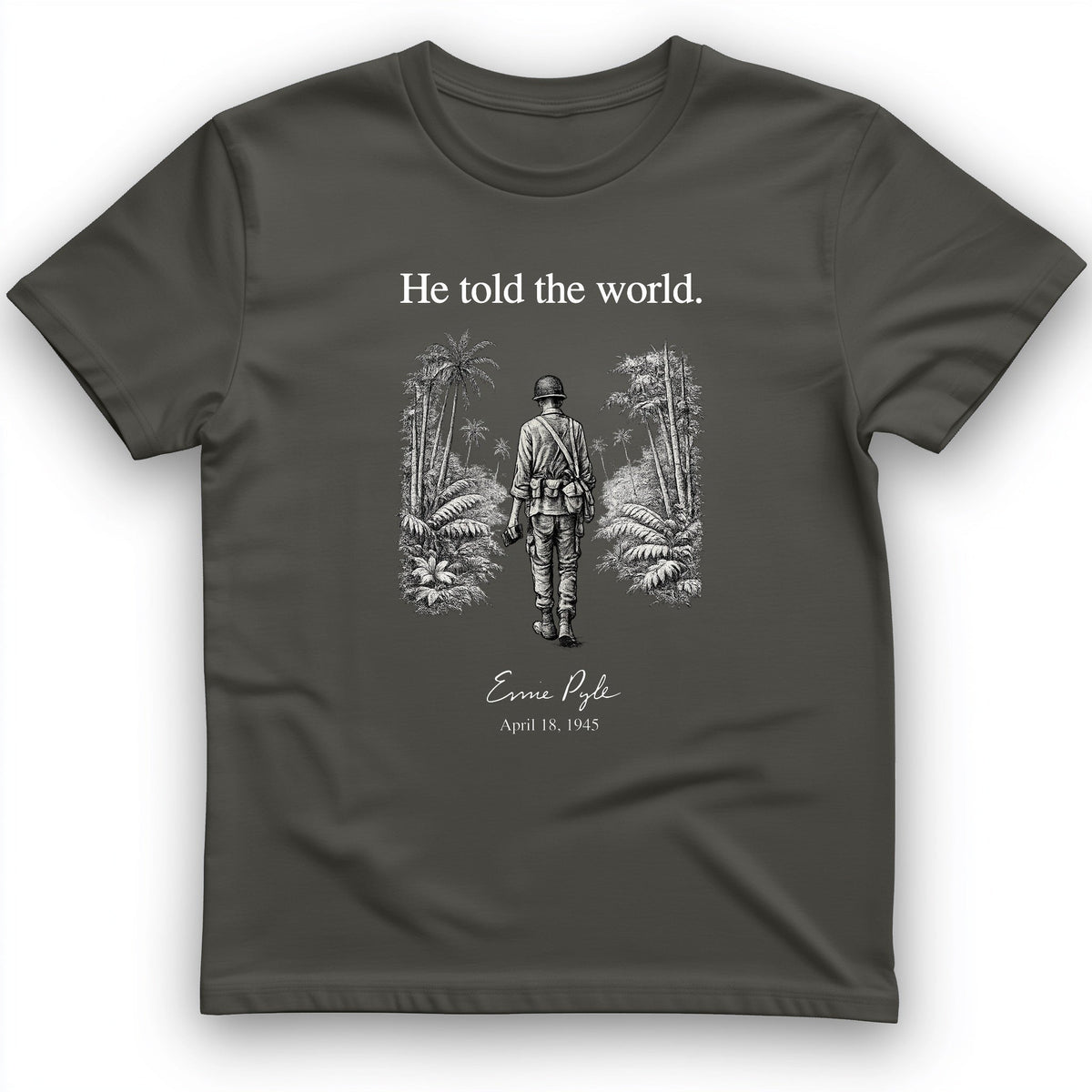 Ernie Pyle T-Shirt - History Graphic Tee - Gift for History Buffs - Unisex
