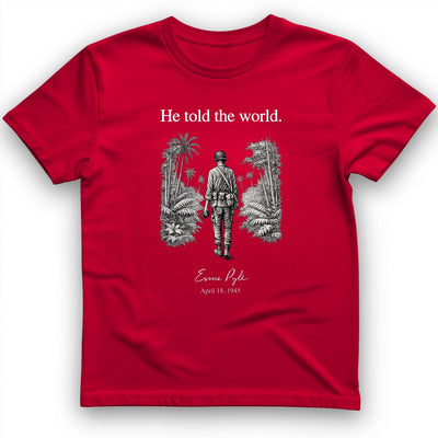 Ernie Pyle T-Shirt - History Graphic Tee - Gift for History Buffs - Unisex