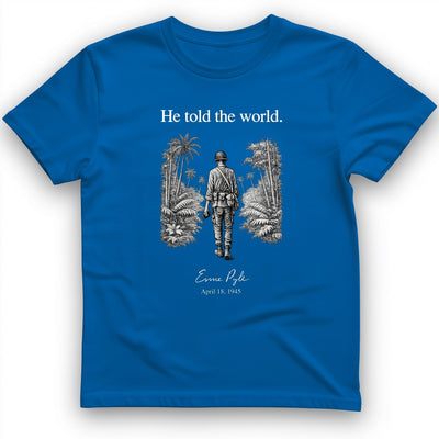 Ernie Pyle T-Shirt - History Graphic Tee - Gift for History Buffs - Unisex