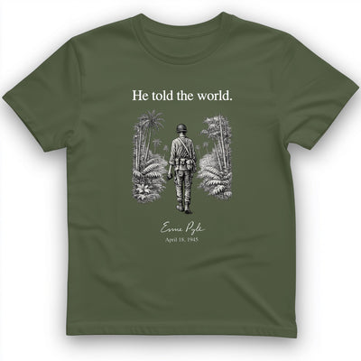Ernie Pyle T-Shirt - History Graphic Tee - Gift for History Buffs - Unisex