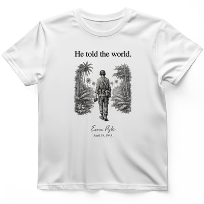 Ernie Pyle T-Shirt - History Graphic Tee - Gift for History Buffs - Unisex