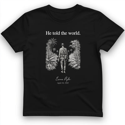 Ernie Pyle T-Shirt - History Graphic Tee - Gift for History Buffs - Unisex