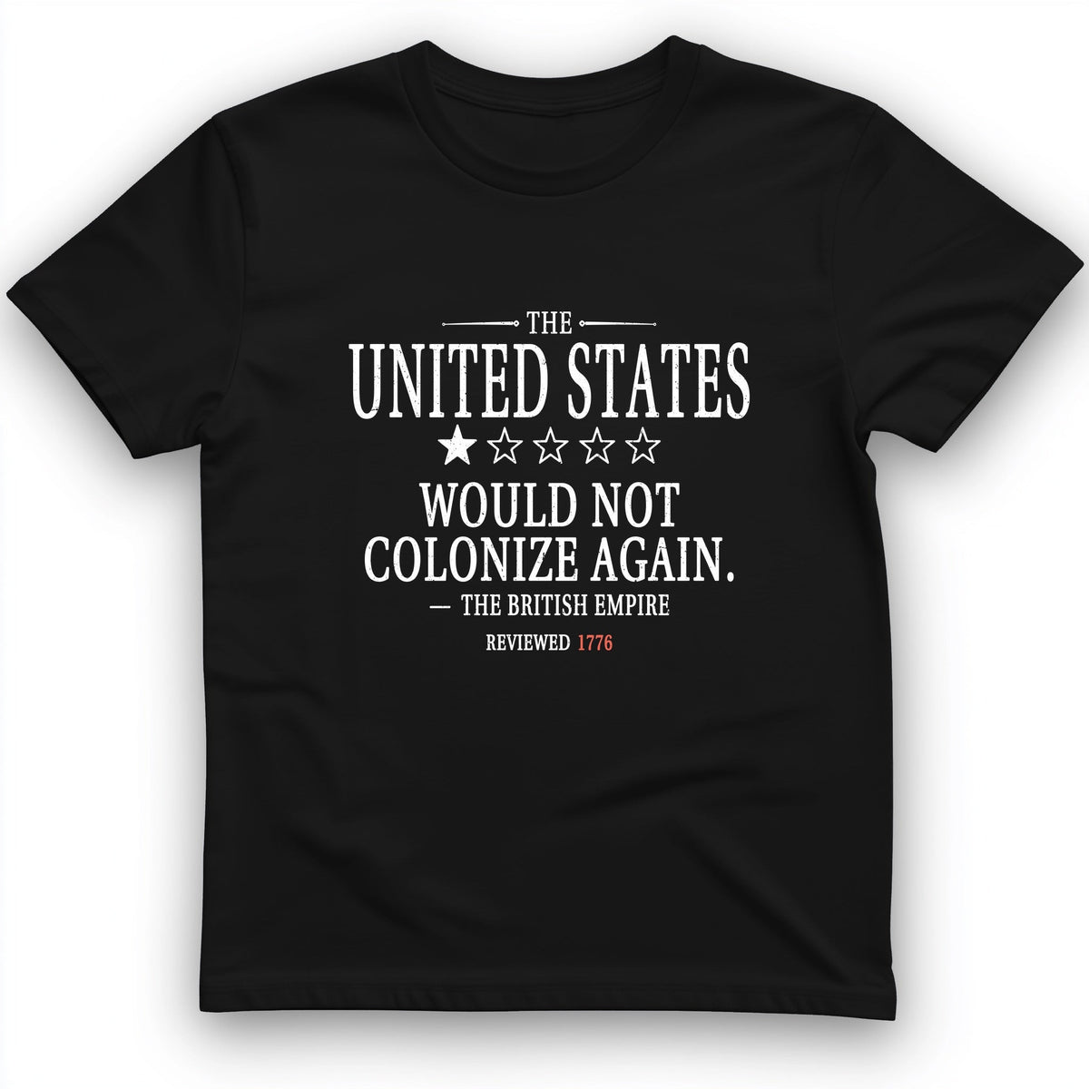 1 Star US T-Shirt - History Graphic Tee - Gift for History Buffs - Unisex