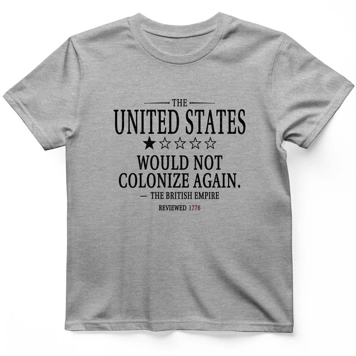1 Star US T-Shirt - History Graphic Tee - Gift for History Buffs - Unisex