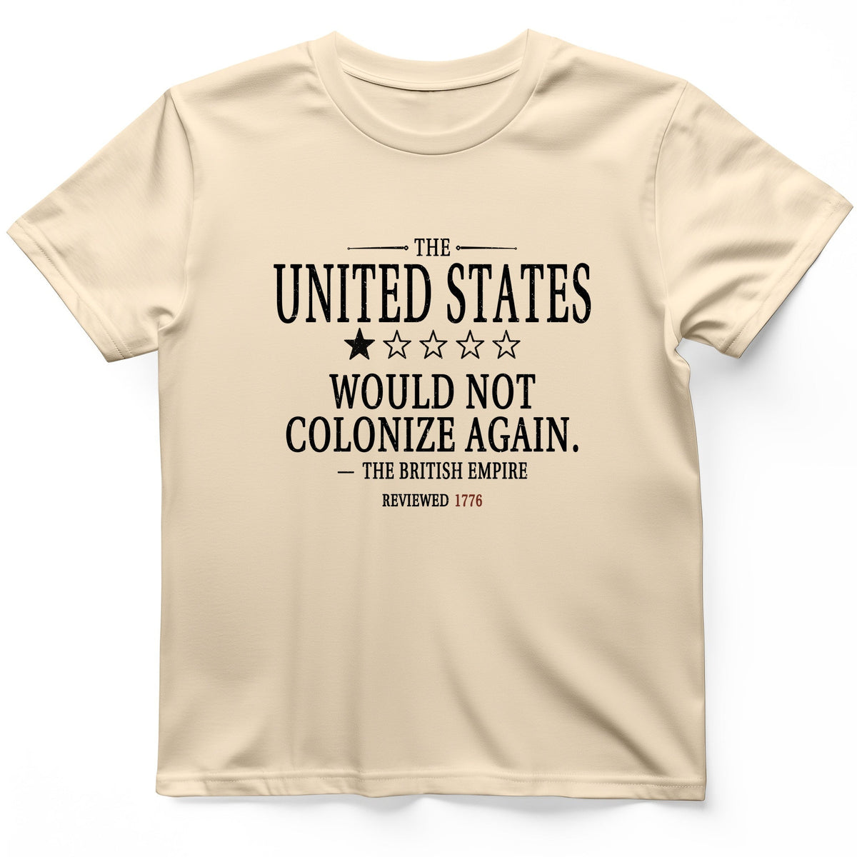 1 Star US T-Shirt - History Graphic Tee - Gift for History Buffs - Unisex