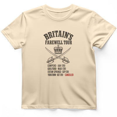 Britain's Farewell Tour T-Shirt - History Graphic Tee - Gift for History Buffs - Unisex