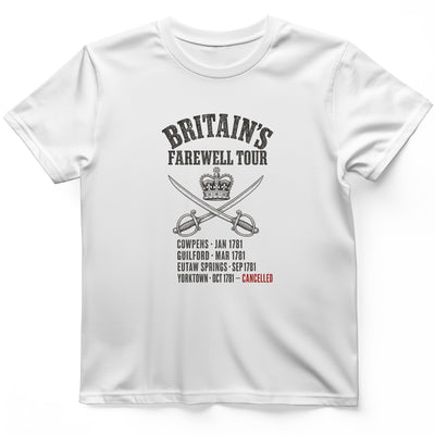 Britain's Farewell Tour T-Shirt - History Graphic Tee - Gift for History Buffs - Unisex