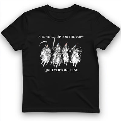 4 Horsemen 250th T-Shirt - History Graphic Tee - Gift for History Buffs - Unisex