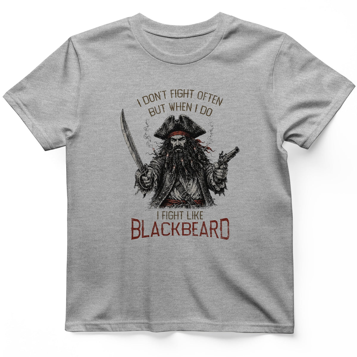 Blackbeard T-Shirt History Buff Gift